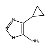 1H-1,2,3-Triazol-5-amine, 4-cyclopropyl- Struktur