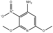 2,6-dimethoxy-3-nitropyridin-4-amine Struktur