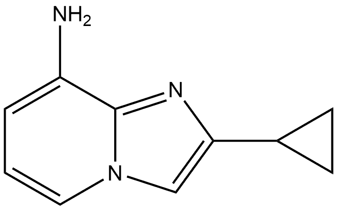 2-cyclopropylimidazo[1,2-a]pyridin-8-amine Struktur