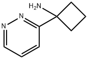 Cyclobutanamine, 1-(3-pyridazinyl)- Struktur