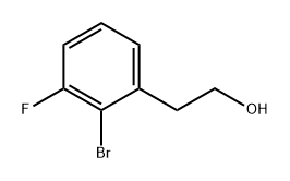 Benzeneethanol, 2-bromo-3-fluoro- Struktur