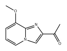 1-{8-methoxyimidazo[1,2-a]pyridin-2-yl}ethan-1-one Struktur