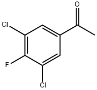 Ethanone, 1-(3,5-dichloro-4-fluorophenyl)- Struktur