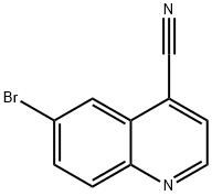 6-Bromo-4-cyanoquinoline Struktur