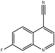 7-Fluoroquinoline-4-carbonitrile Struktur