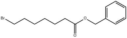 Heptanoic acid, 7-bromo-, phenylmethyl ester Struktur