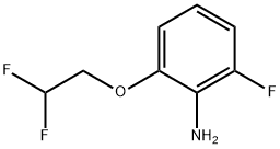 2-Fluoro-6-(2,2-difluoroethoxy)aniline Struktur