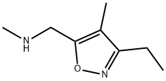 5-Isoxazolemethanamine, 3-ethyl-N,4-dimethyl- Struktur