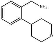 Benzenemethanamine, 2-(tetrahydro-2H-pyran-4-yl)- Struktur