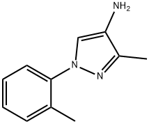 1H-Pyrazol-4-amine, 3-methyl-1-(2-methylphenyl)- Struktur