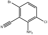 2-Amino-6-bromo-3-chlorobenzonitrile Struktur