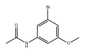 Acetamide, N-(3-bromo-5-methoxyphenyl)- Struktur