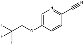 5-(2,2,2-Trifluoroethoxy)pyridine-2-carbonitrile Struktur