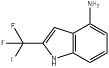 2-(Trifluoromethyl)-1H-indol-4-amine Struktur