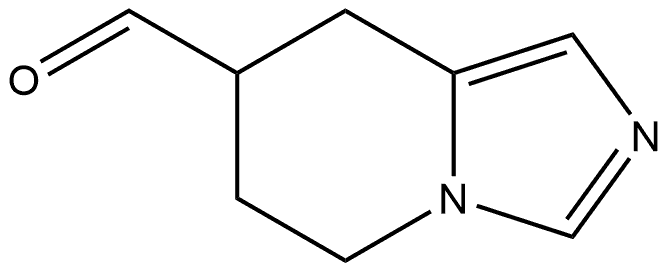 5,6,7,8-Tetrahydroimidazo[1,5-a]pyridine-7-carboxaldehyde Struktur