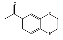 Ethanone, 1-(3,4-dihydro-2H-1,4-benzoxazin-7-yl)- Struktur