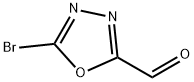 5-Bromo-1,3,4-oxadiazole-2-carbaldehyde Struktur