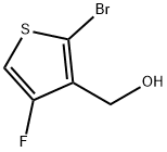 (2-Bromo-4-fluorothiophen-3-yl)methanol Struktur