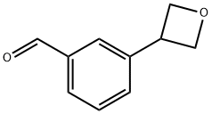 Benzaldehyde, 3-(3-oxetanyl)- Struktur