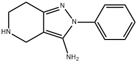 2H-Pyrazolo[4,3-c]pyridin-3-amine, 4,5,6,7-tetrahydro-2-phenyl- Struktur