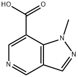 1H-Pyrazolo[4,3-c]pyridine-7-carboxylic acid, 1-methyl- Struktur