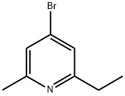 Pyridine, 4-bromo-2-ethyl-6-methyl- Struktur