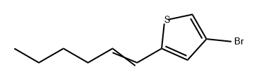 Thiophene, 4-bromo-2-(1-hexen-1-yl)-