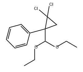 Benzene, [2,2-dichloro-1-(diethoxymethyl)cyclopropyl]-