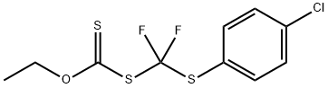 S-{[(4-Chlorophenyl)sulfanyl](difluoro)methyl} O-ethyl carbonodithioate Struktur