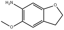 6-Benzofuranamine, 2,3-dihydro-5-methoxy- Struktur