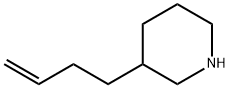 Piperidine, 3-(3-buten-1-yl)- Struktur