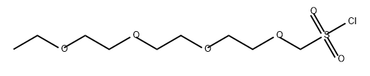 2,5,8,11-Tetraoxatridecanesulfonyl chloride Struktur