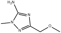 3-(methoxymethyl)-1-methyl-1H-1,2,4-triazol-5-ami ne Struktur