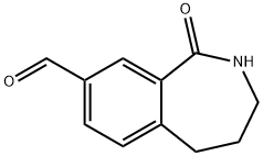 2,3,4,5-Tetrahydro-1-oxo-1H-2-benzazepine-8-carboxaldehyde Struktur