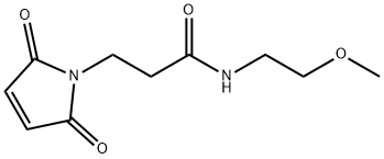 m-PEG1-Mal Struktur