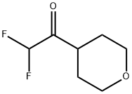 2,2-difluoro-1-(oxan-4-yl)ethan-1-one Struktur