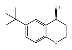 (4S)-6-tert-butyl-3,4-dihydro-2H-chromen-4-ol Struktur