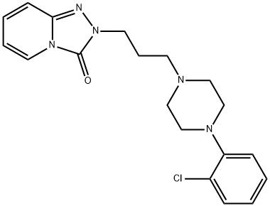 1,2,4-Triazolo[4,3-a]pyridin-3(2H)-one, 2-[3-[4-(2-chlorophenyl)-1-piperazinyl]propyl]- Struktur