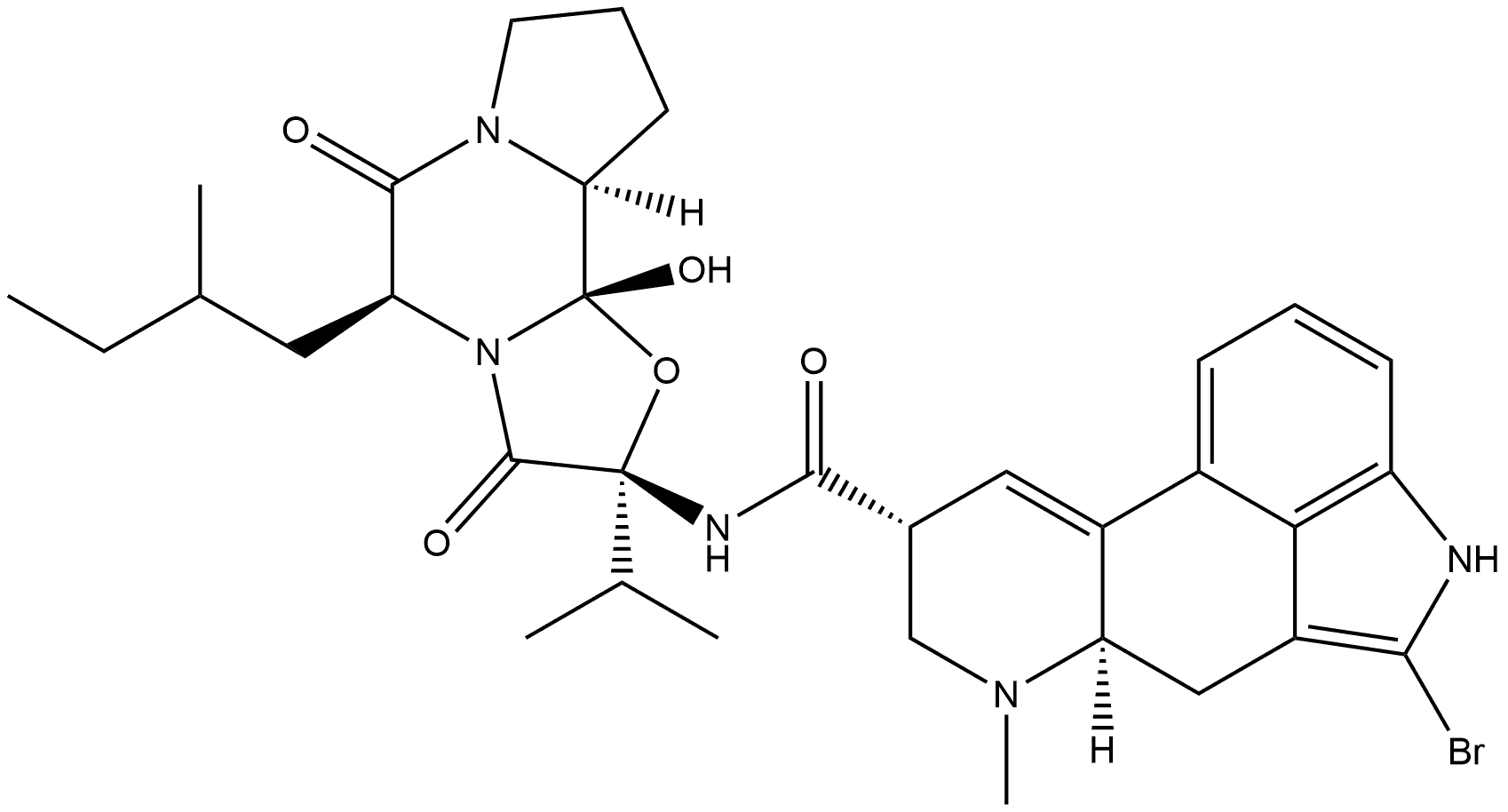 Bromocriptine 2-Methylbutyl Analogue Struktur