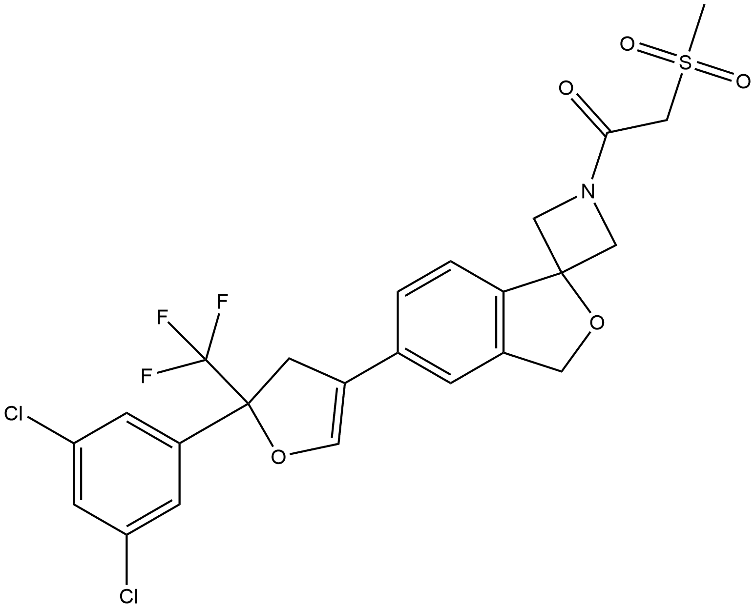 Sarolaner Impurity 55 Struktur