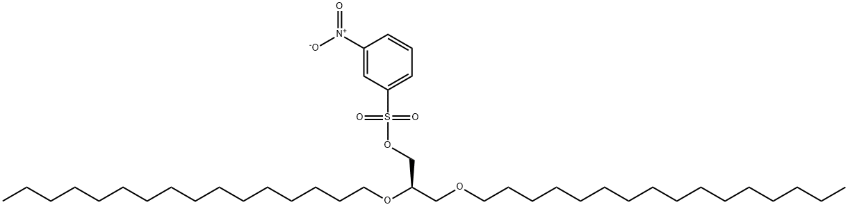 Benzenesulfonic acid, 3-nitro-, 2,3-bis(hexadecyloxy)propyl ester, (R)- (9CI)