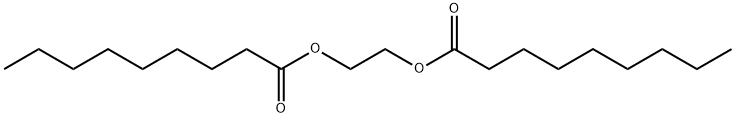 Nonanoic acid, 1,1'-(1,2-ethanediyl) ester Struktur