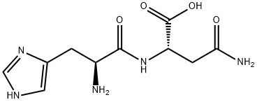 L-Asparagine, L-histidyl- Struktur