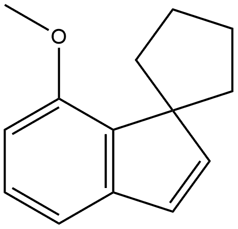 7′-Methoxyspiro[cyclopentane-1,1′-[1H]indene Struktur