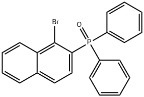 Phosphine oxide, (1-bromo-2-naphthalenyl)diphenyl- Struktur