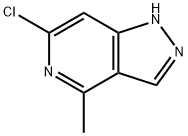 1H-Pyrazolo[4,3-c]pyridine, 6-chloro-4-methyl- Struktur