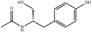 Acetamide, N-[2-hydroxy-1-[(4-hydroxyphenyl)methyl]ethyl]-, (S)- (9CI) Struktur