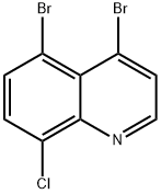 4,5-dibromo-8-chloroquinoline Struktur