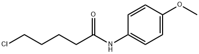 Pentanamide, 5-chloro-N-(4-methoxyphenyl)- Struktur