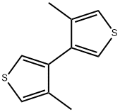 3,3'-Bithiophene, 4,4'-dimethyl- Struktur